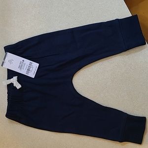 100 percent cotton, elastic wait pants